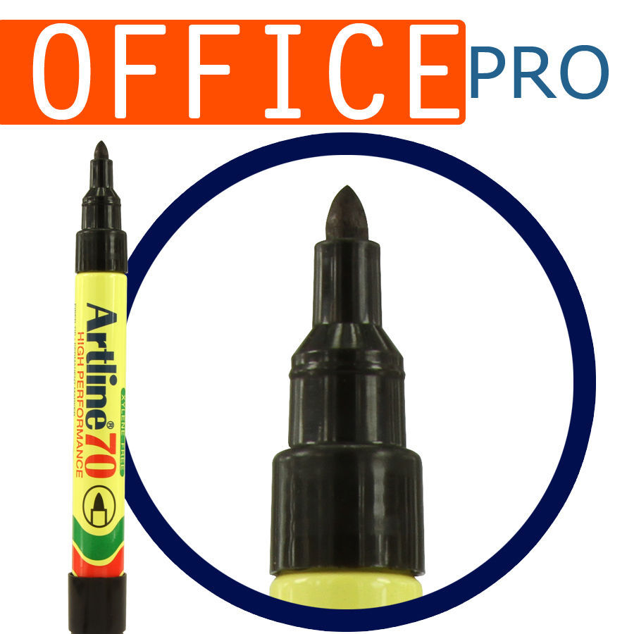 ARTLINE 70 1.5mm 12 x PERMANENT MARKER BLACK BULLET TIP Same Day Shipping 4974052801303 eBay