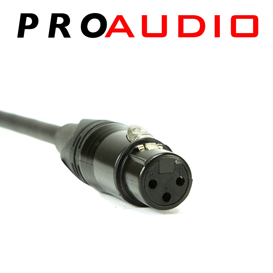 3-Pin XLR Balanced Audio Extension Cable Microphone Lead Mic Cord Cannon Plug - Picture 23 of 36