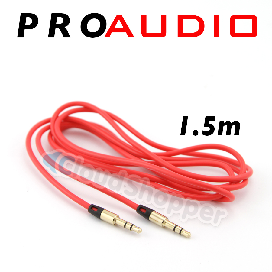 AUX Cable 3.5mm Stereo Audio Input Extension Male to Male Auxiliary Car Cord NEW - Picture 7 of 9