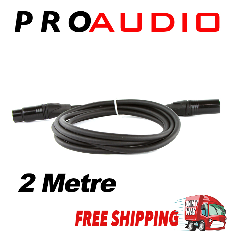 3-Pin XLR Balanced Audio Extension Cable Microphone Lead Mic Cord Cannon Plug - Picture 13 of 36