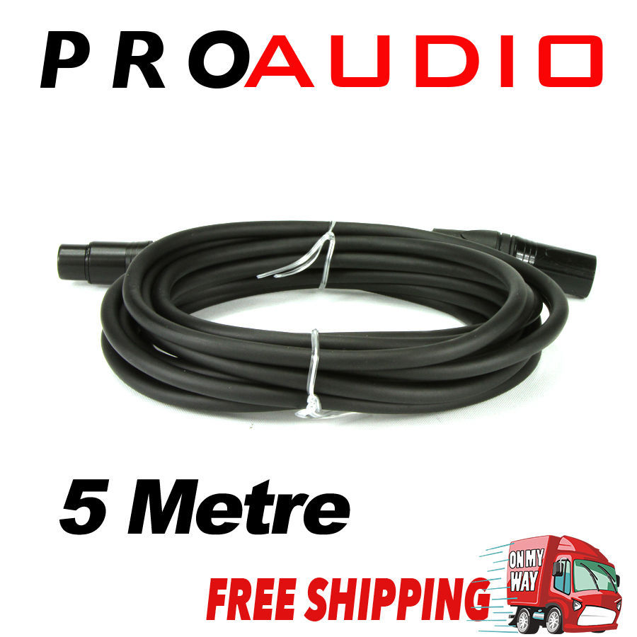 3-Pin XLR Balanced Audio Extension Cable Microphone Lead Mic Cord Cannon Plug - Picture 21 of 36