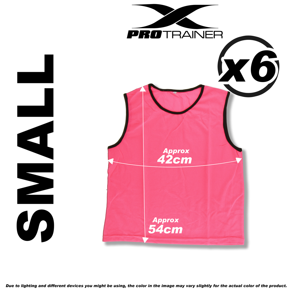 6x FOOTBALL TRAINING BIBS Vests Soccer Rugby Basketball Sports Cricket Netball - Picture 15 of 82