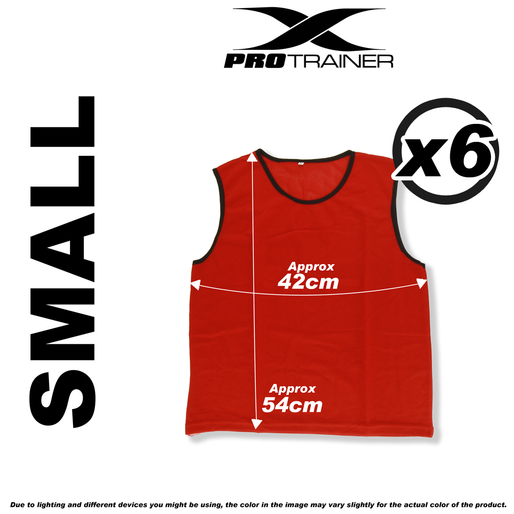 6x FOOTBALL TRAINING BIBS Vests Soccer Rugby Basketball Sports Cricket Netball - Picture 17 of 82