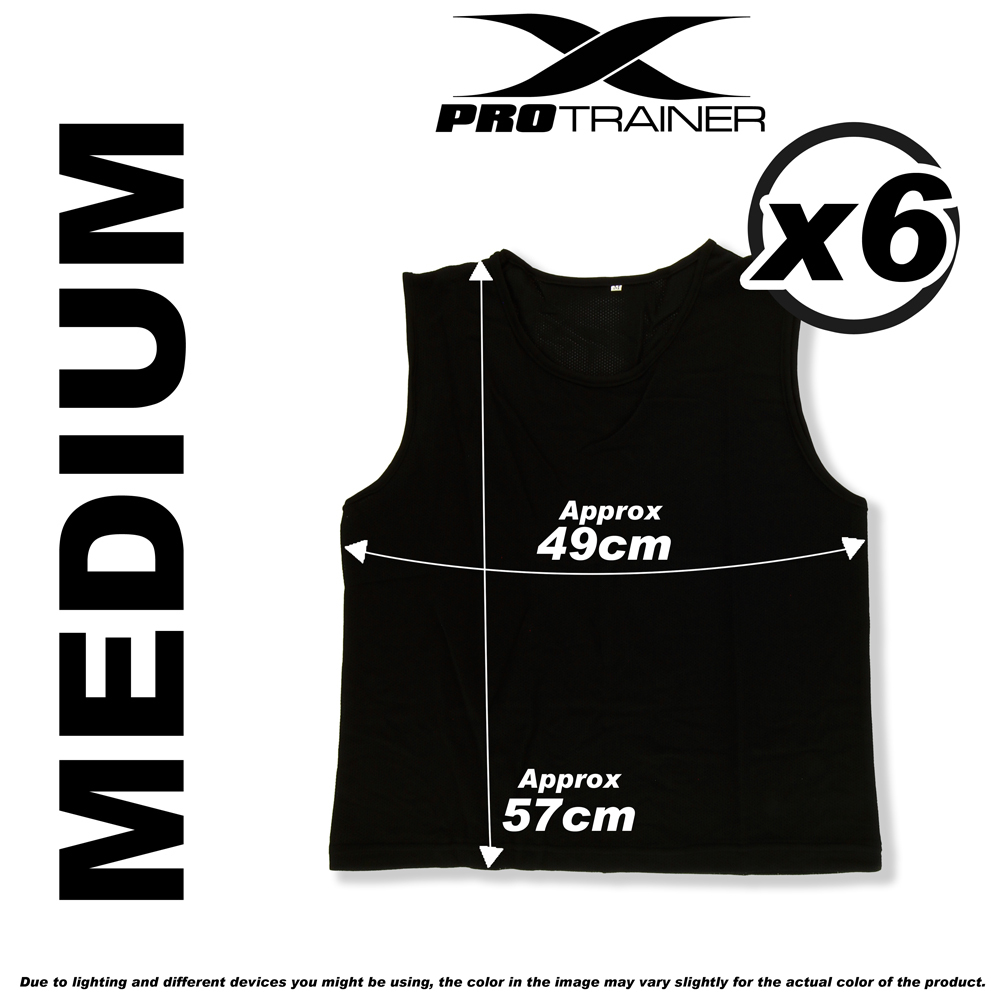 6x FOOTBALL TRAINING BIBS Vests Soccer Rugby Basketball Sports Cricket Netball - Picture 23 of 82