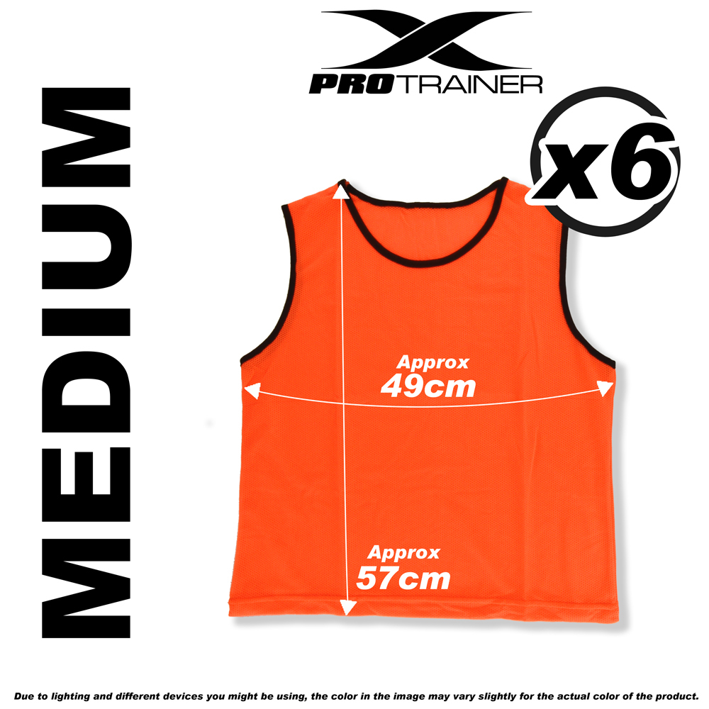 6 X Sports Training Bibs Vests For Basketball Soccer Football Netball Cricket AU 