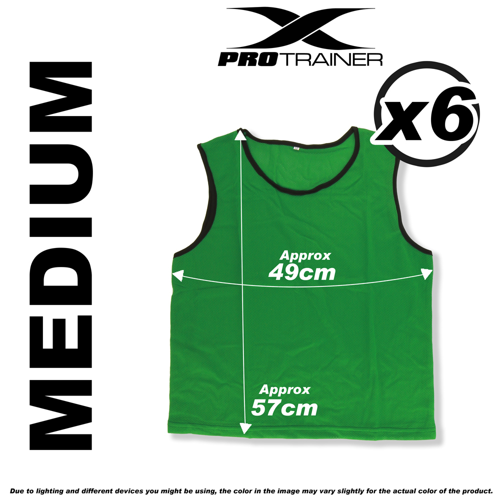 6x FOOTBALL TRAINING BIBS Vests Soccer Rugby Basketball Sports Cricket Netball - Picture 33 of 82