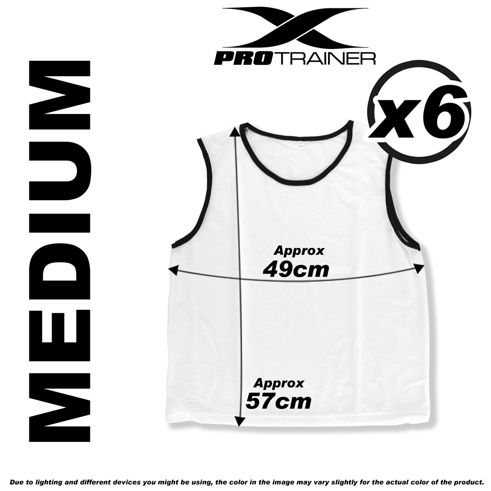 6x FOOTBALL TRAINING BIBS Vests Soccer Rugby Basketball Sports Cricket Netball - Picture 39 of 82