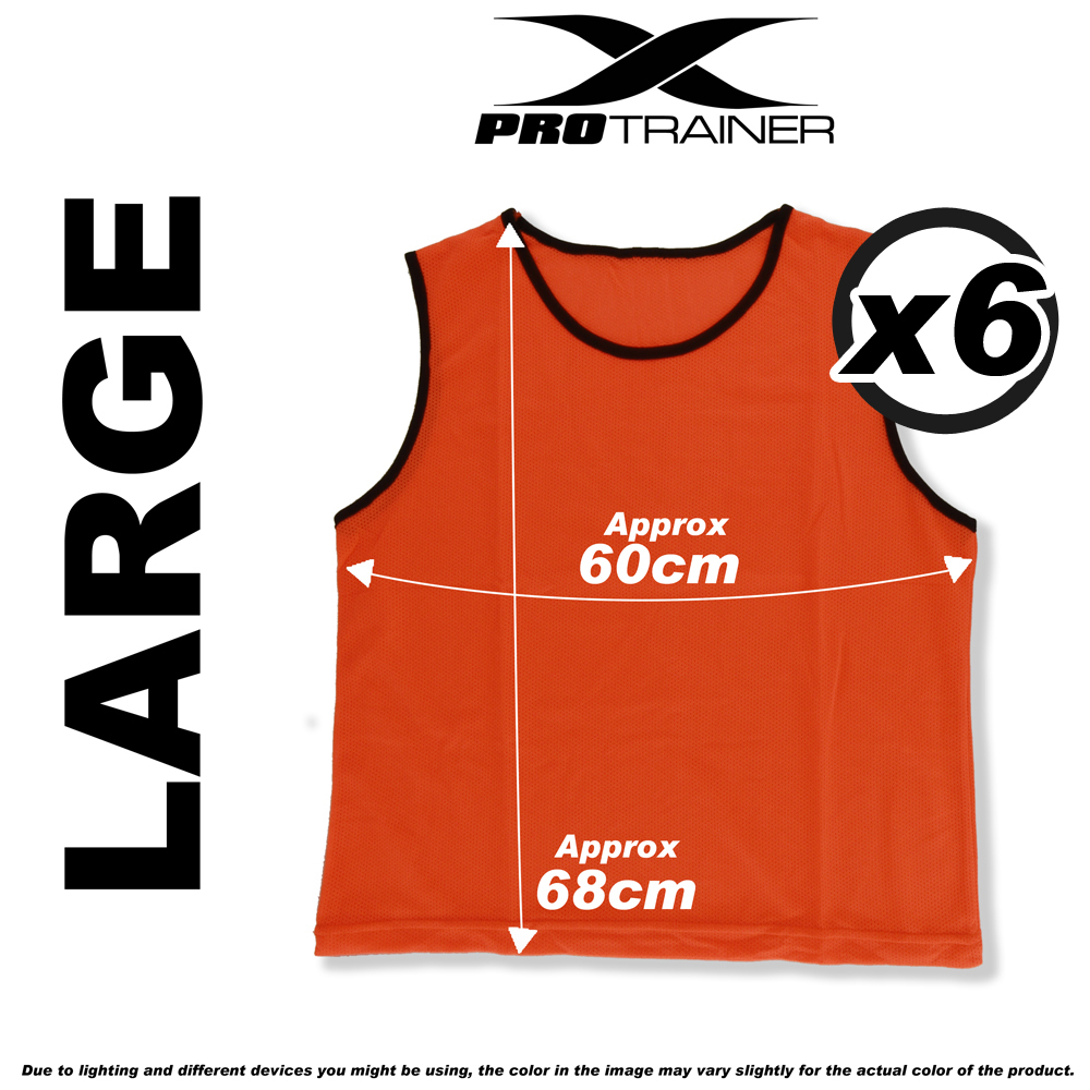 6x FOOTBALL TRAINING BIBS Vests Soccer Rugby Basketball Sports Cricket Netball - Picture 51 of 82