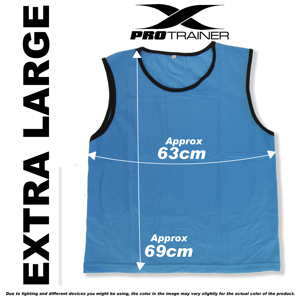 6x FOOTBALL TRAINING BIBS Vests Soccer Rugby Basketball Sports Cricket Netball - Picture 65 of 82