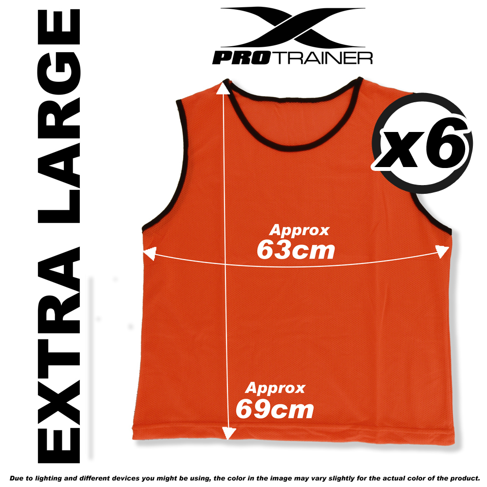 6x FOOTBALL TRAINING BIBS Vests Soccer Rugby Basketball Sports Cricket Netball - Picture 71 of 82