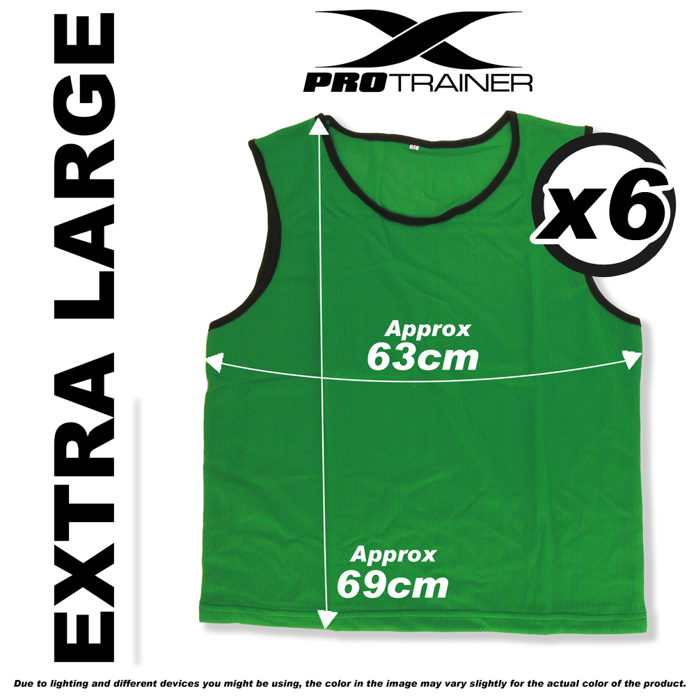 6x FOOTBALL TRAINING BIBS Vests Soccer Rugby Basketball Sports Cricket Netball - Picture 73 of 82