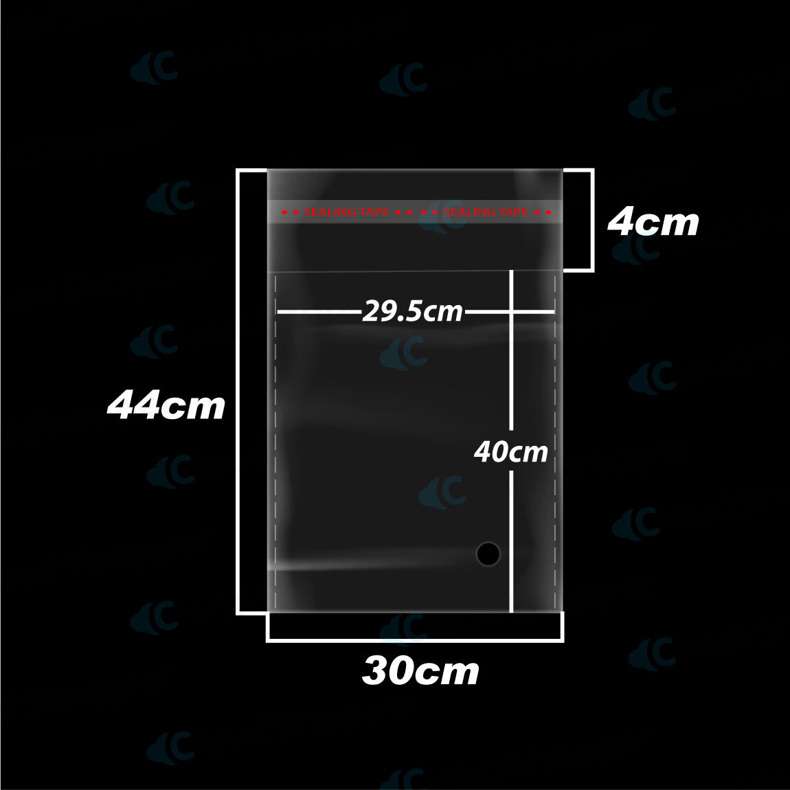 Self Adhesive Sealing Clear bag OPP Cellophane Resealable Plastic Cello