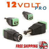 12V DC Power CCTV Camera Male Female Connector Adaptor Plug Jack Socket Cable 