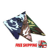 100% Cotton Camo Camouflage Military Designer Durag Bandana Scarf Bandanna