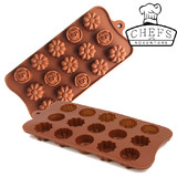 15 Slot Silicone Flower Rose Chocolate Cake Soap Mold Ice Tray Mould Baking Tool
