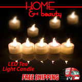 LED TEA LIGHT TEALIGHT CANDLE FLAMELESS WEDDING DECORATION BATTERY INCLUDED