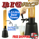 BEER TOWER DISPENSER W ICE TUBE JUICE FOUNTAIN PARTY BEER BONG*3.5 LITRE*VB CARLTON Water