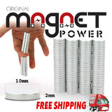 Magnet Strong 10mm x 2 mm Round Disc Cylinder Neodymium Magnets AU