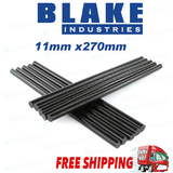 Hot Melt Black Glue Sticks Adhesive For Glue Gun Heating Craft 11mm x 270mm