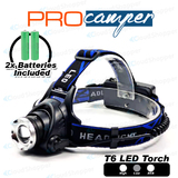 Powerful T6 LED Headlamp Outdoor Activities Adjustable Focus and Brightness