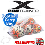 MESH FOOTBALL CARRY BAG Soccer Ball Sports Training Boxing Gloves Rugby AFL Goal