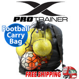 MESH FOOTBALL CARRY BAG Soccer Ball Sports Training Boxing Gloves Rugby AFL Goal