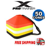 Mini Cones - 50 Pack Mixed Colours