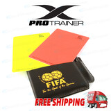 New Sport Football Soccer Referee Wallet Notebook with Red Card and Yellow Card