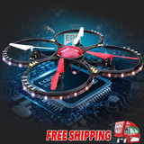 Quadcopter Black Drone Flexible 2.4Ghz RTF 6-Axis 