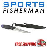 5" Fish FILLETING KNIFE, Fishing Bait with Floating and Safety Clip Belt