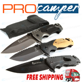 Browning Knife Folding Opening Pocket Knife (Hunting, Camping, Survival, Fishing)