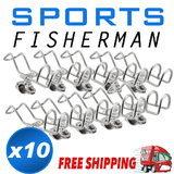 10x Quality 316 Stainless Steel Rod Holder RAIL Mount Wire Fishing Boat 360 degree