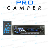 Single DIN CD / MP3 Player With AM/FM Tuner with Bluetooth, SD, USB input and AUX audio inputs