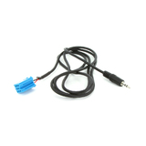 3.5mm Aux Auxilary In Stereo Plug To Mini ISO Harness Iphone