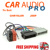 ISO Wiring Harness Cable Loom To Suit CHRYSLER JEEP GRAND CHEROKEE VOYAGER NEON