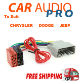 ISO Wiring Harness Cable Loom To Suit Chrysler Dodge Jeep