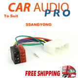 ISO Wiring Harness Cable Loom To Suit SSANGYONG REXTON STAVIC