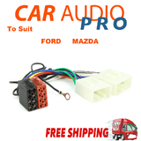 ISO CAR Vehicle Wiring Harness Cable To Suit FORD MAZDA