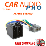 ISO to Alpine Harness to Suit Alpine Model CDE100EUB CDE121