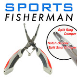 SPLIT RING LURE MONO BRAID UTILITY FISHING TACKLE PLIERS CRIMPS WIRE FREE POST