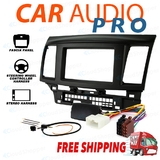 MITSUBISHI LANCER 2007-2013 BLACK FACIA FASCIA DASH KIT STEERING WHEEL CONTROLLER