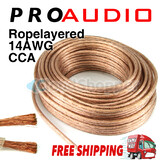 14 AWG Speaker Cable Wire 14 Gauge CCA High Performance - 12 Metres