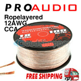 Pro 18 AWG/Gauge CCA Speaker Cable for Home Theatre Amplifier Receiver Speakers