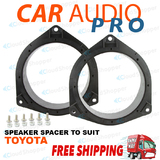 2x 165MM SPEAKER SPACER TO SUIT TOYOTA SUBARU