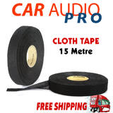19mm x 15m HIGH QUALITY CLOTH FABRIC WIRING HARNESS LOOM TAPE