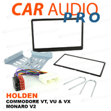 Double Din FACIA PANEL KIT FASCIA FOR HOLDEN VT VX Commodore VU UTE SP