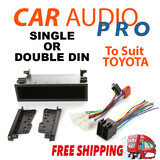 COMPLETE SINGLE DOUBLE DIN INSTALL KIT TO SUIT TOYOTA OR SUBARU