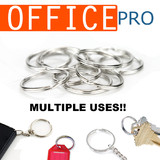 10x 20x 50x 100x 200x Split Key Rings 12mm 20mm 25mm 30mm 38mm Binder Hinge Chain