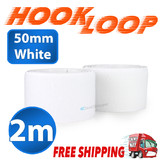 HOOK & LOOP WHITE 50MM 2M