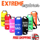10L Sports Waterproof Dry Bag Backpack Pouch Floating Boating Kayaking Camping
